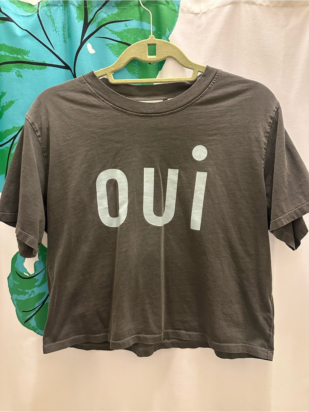 Clare V. OUI Le Carre Tee Size S - Picture 2 of 4